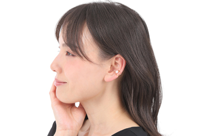 老舗の真珠専門店・アコヤ真珠イヤーカフ K10YG 6.5~7.0ミリ / 伊勢志摩 伊勢 志摩 英虞湾 真珠 パール アコヤ貝 アクセサリー イヤーカフ 冠婚葬祭 慶事 弔事 結婚式 入学式 卒業式