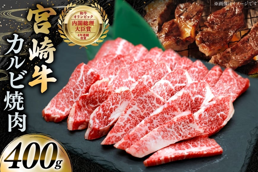 
                  牛肉 宮崎牛 カルビ 焼肉 400g 1p [YAMATO 宮崎県 日向市 452061444] 焼き肉 焼肉用 冷凍 小分け a4 a5 A4 A5 カルビ バラ肉
                
