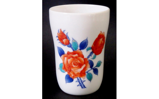 【伊万里焼】市川冬山窯「色鍋島フリーカップ5個セット」 H750_イメージ3