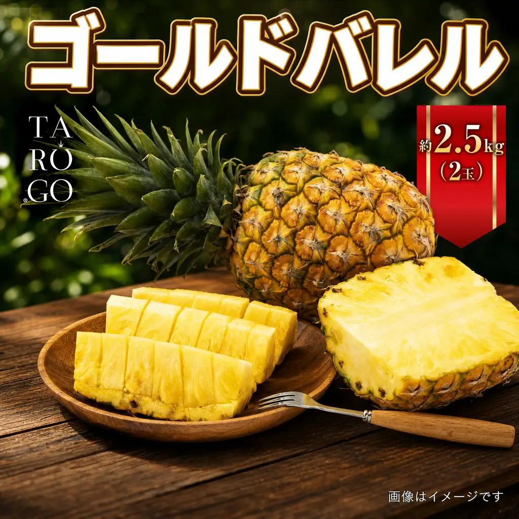 パイナップル ゴールドバレル TARUGO 約2.5kg（2玉）