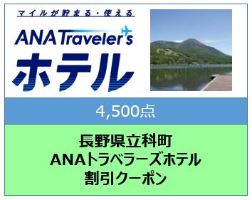 長野県立科町ANAトラベラーズホテル割引クーポン4,500点