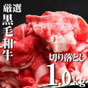 【ふるさと納税】【黒毛和牛専門店直送】厳選黒毛和牛切り落とし 1.0kg（500g×2P 国産 牛肉 和牛 薄切り スライス 切り落とし 赤身 訳あり 特別提供）