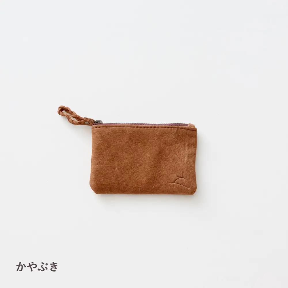 ENISICA エニシカ ジビエ鹿革 リンシカ ポーチS 茅葺 (かやぶき)