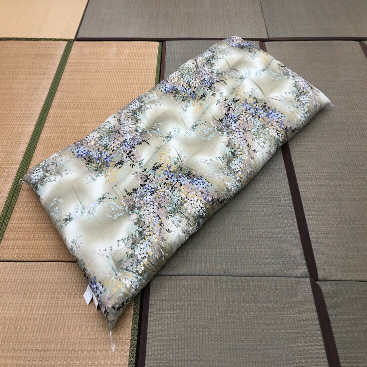 【ふるさと納税】ワタセ　極上純綿もめん布団「敷きふとん」（青色）敷き2枚