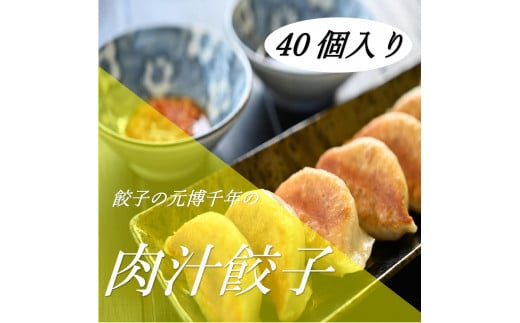 餃子の元博千年の肉汁餃子４０個入り