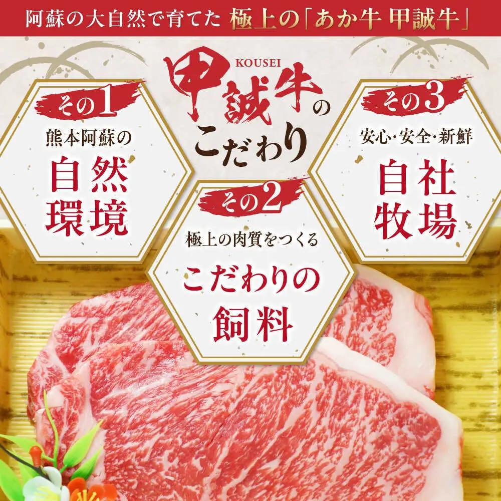 【全6回定期便】あか牛サーロインステーキ 約200g×2枚 あか牛サーロインステーキ[AYCQ057]