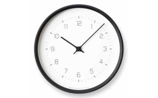 
NEUT wall clock / ブラック(KK22-09 BK)【1334166】
