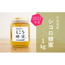 【ふるさと納税】【純粋蜂蜜】北海道産シコロ（キハダ）蜂蜜1kgビン入り　【蜂蜜・はちみつ】