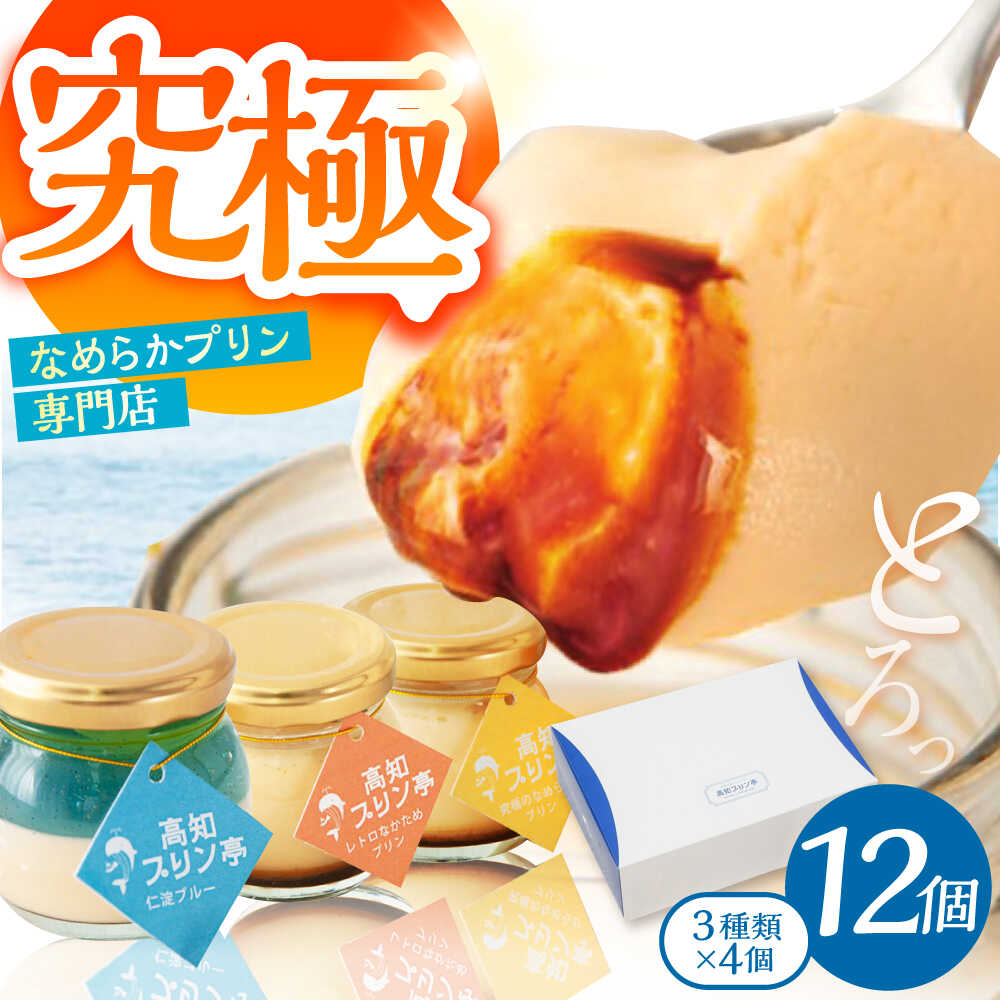 【ふるさと納税】プリン 食べ比べセット 12個入り （3種類×4個） / 高知 プリン スイーツ デザート ギフト 詰め合わせ 食べ比べ 【高知プリン亭】[ATDH002]