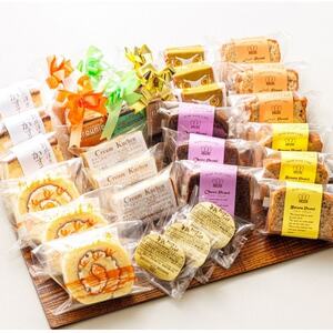 【毎月定期便】【老舗洋菓子店 クランツ】11種類のお菓子の詰め合わせセット(計30個入り)全4回【配送不可地域：離島】【4068218】