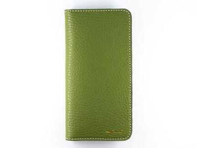 maf pinto アイフォーンケース 本革 日本製 (iPhone SE 第2世代 ／ 8 ／ 7, ) ADRIA LINE 【グリーンティー】