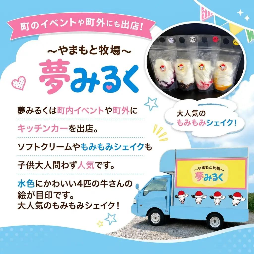 もみもみシェイク（ブルーベリー、いちご、チョコ、マンゴー）４個セット　【北海道アイス　十勝アイス　ソフトクリーム　広尾町　北海道　夢みるく　山本牧場】（AS0001）
