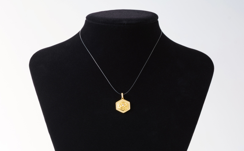 【高島屋選定品】純金(K24) ダイヤモンド ペンダントトップ (ダイヤ合計0.20ct) TUC0023_イメージ3
