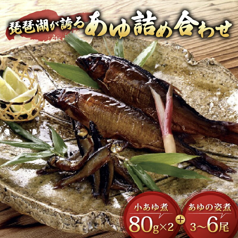 【ふるさと納税】 滋賀県産 あゆ詰合せ (小あゆ煮80g×2・あゆの姿煮×3尾~6尾) 詰合せ セット 詰め合わせ あゆ 鮎 鮎 小鮎 煮物 姿煮 鮎の姿煮 おつまみ 晩酌 肴 川魚 湖魚 魚 国産 ご当地グルメ 名産品 特産品 魚介類 おすすめ 琵琶湖 滋賀 彦根