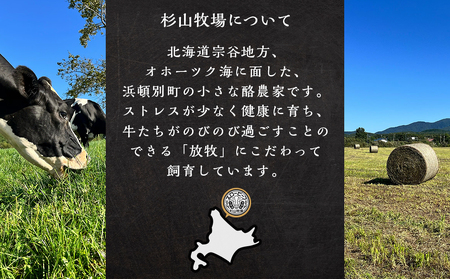 AZ024 放牧牛 スロービーフ トライプジャーキー(犬用) 180g(30g×6) 杉山牧場 北海道 浜頓別 肉 牛 牛肉 ウエットエイジング