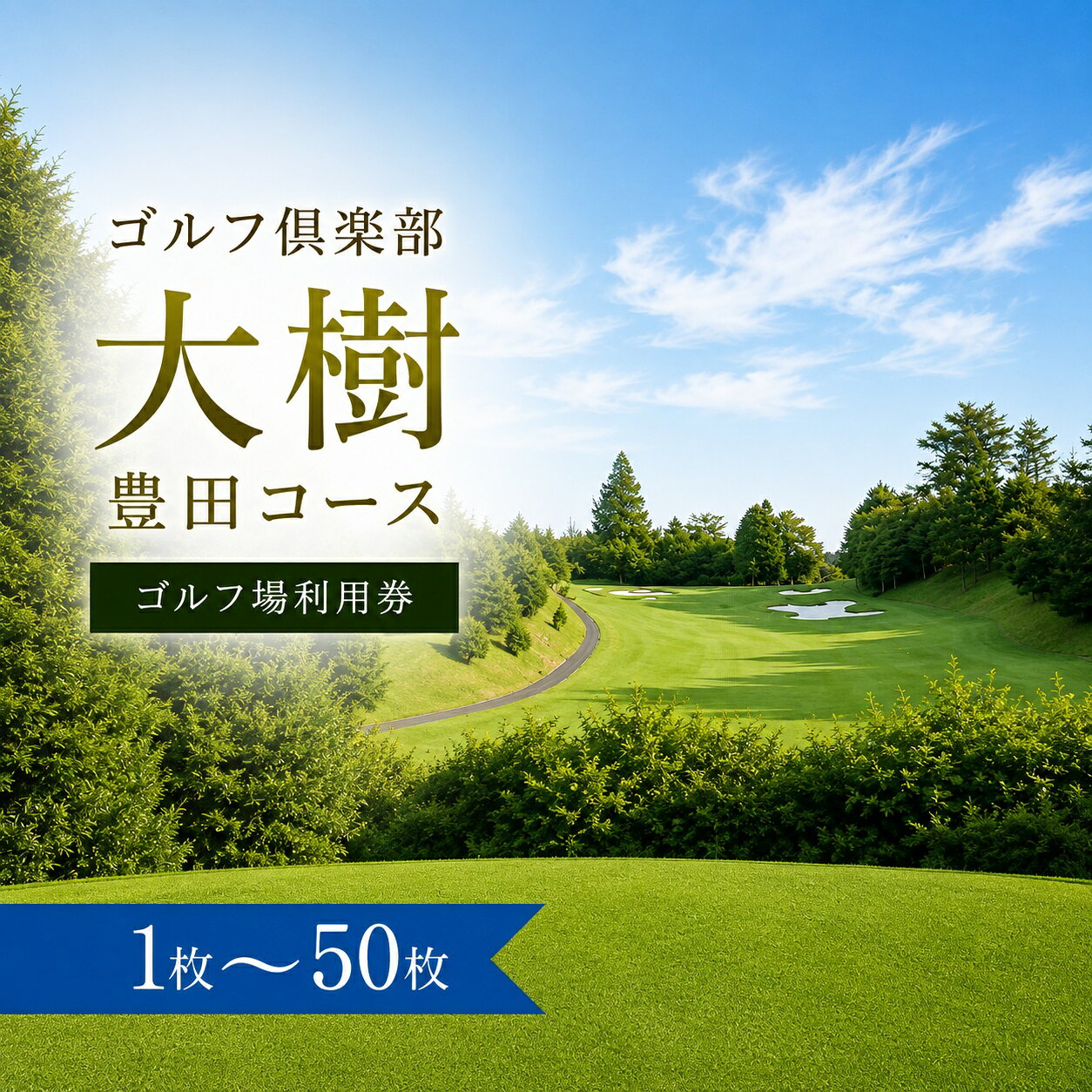 【ふるさと納税】ゴルフ倶楽部大樹豊田コース ゴルフ場利用券1〜50枚（市内16ゴルフ場利用可） | ゴルフ倶楽部大樹豊田コース ゴルフ倶楽部 大樹 豊田コース ゴルフ場 ゴルフ利用券 共通利用券 ゴルフ場の利用券 ゴルフ ゴルフチケット ゴルフプレー 愛知県 豊田市