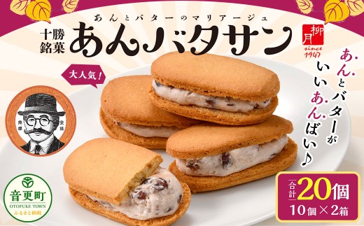 「柳月」あんバタサン20個セット【A72】お菓子 あんバター