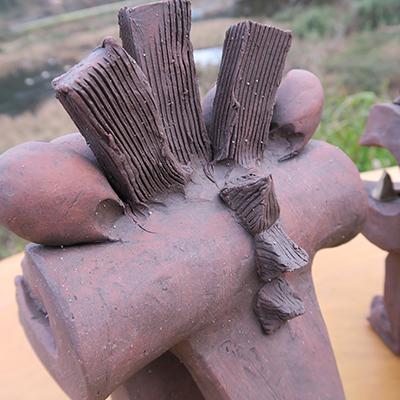 ふるさと納税 安芸太田町 【広島県安芸太田町・風炎窯】〜魔除けでがんす!シーサー特大でがんす! |  | 03