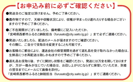 宮崎県西都市産完熟きんかん　１kg（3L～L）＜1-233＞