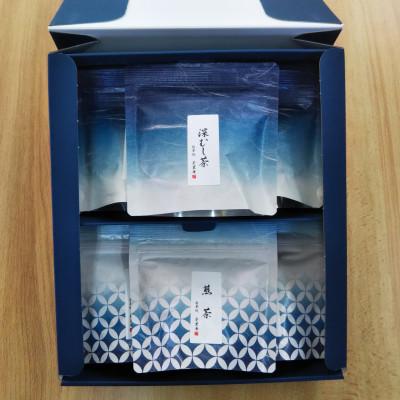 ふるさと納税 美馬市 美馬市脇町特産　深むし茶と煎茶(各50g×3)お試し詰合せセット