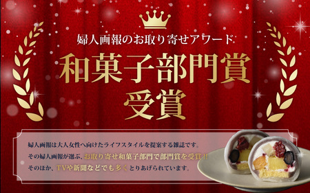 【定期便・2か月に１回発送(全2回) 】★多数のメディアで紹介されました★ 五條堂のフルーツパフェ大福「鴻池花火」(6個入り)
