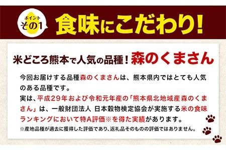  令和5年産 森のくまさん 【12ヶ月定期便】 白米 or 無洗米 《お申し込み月の翌月から出荷開始》 10kg (5kg×2袋) 計12回お届け  白米 無洗米 熊本県産 単一原料米 熊本県 玉東町---gkt_mk5tei_140000_mo12num1---