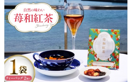 紅茶 個包装 苺和紅茶 6g 2袋 計12g ティーバッグ[宇仁茶館 長崎県 平戸市 hr42blw960000] 苺 和紅茶 いちご イチゴ ティータイム 平戸 かわいい おしゃれ お試し