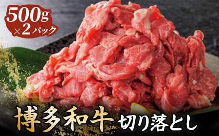 博多和牛切落し500g×2パック (計1kg)