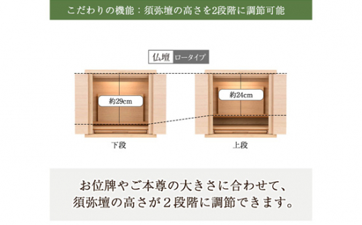 [カリモク家具] 仏壇 HKシェルフレックス ウォールナット 高さ41cm｜オシャレ モダン ミニ コンパクト 天然木 国産 愛知 [0614]