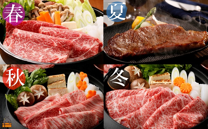 《和牛日本一獲得》5等級 これが!!鹿児島黒牛定期便 （年間4回お届け） ( 5等級 黒牛 黒毛和牛 牛肉 鹿児島 日本一 全国和牛能力共進会 徳之島 奄美 鹿児島 ステーキ すき焼き 定期便 ウデス