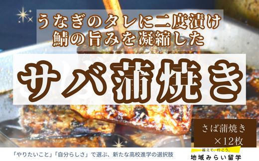 
            【森うなぎ屋】サバ蒲焼き12枚セット（オリジナルのタレ付き）
          