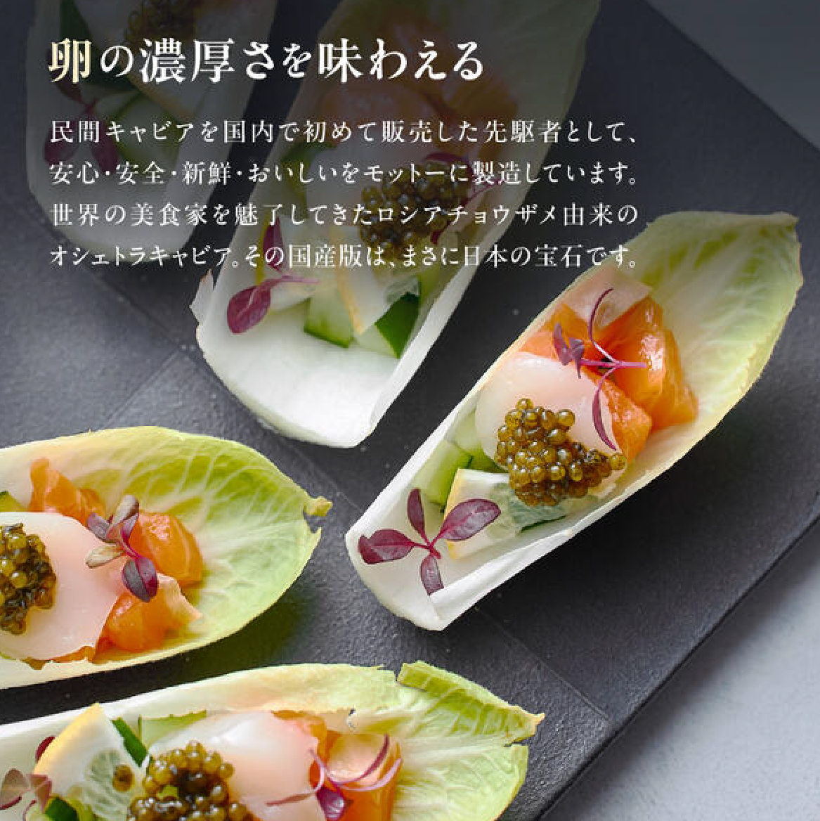 【E221】【純国産キャビア】オシェトラキャビア 60g 皇帝の涙 国産 チョウザメ 魚卵 宮崎県 小林市_イメージ2