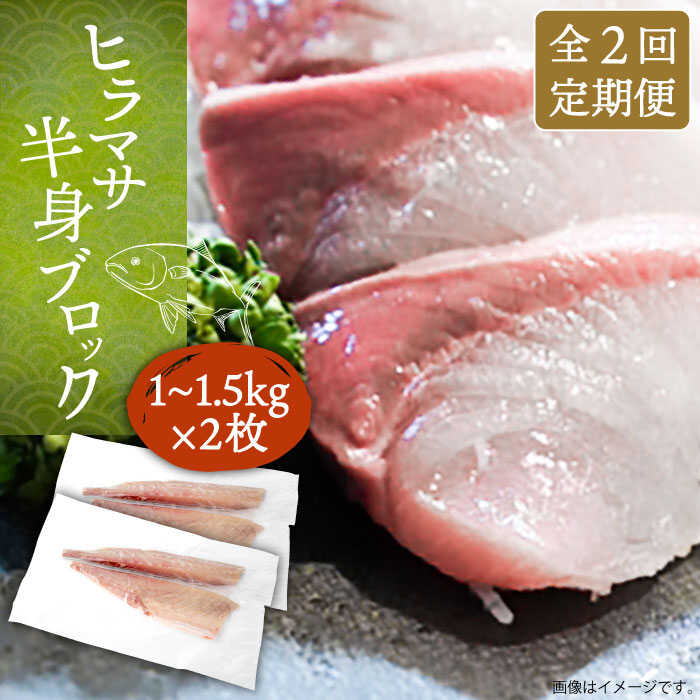 【ふるさと納税】【全2回定期便】ヒラマサフィレ 約2〜3kg（1尾）《壱岐市》【なかはら】[JDT071] ヒラマサ フィレ 柵 刺身 刺身ブロック 刺し身 切身 冷凍 海鮮 海鮮丼 94000 94000円 冷凍配送