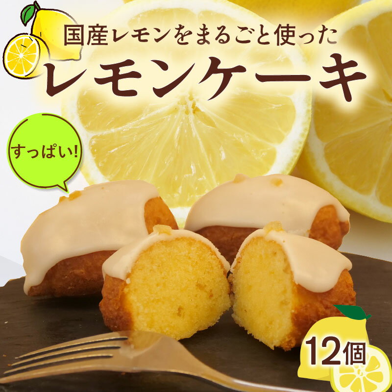 【ふるさと納税】 手作り レモン ケーキ 12個 檸檬 れもん ピール 無添加 低農薬 マーマレード 朝食 贈答用 ギフト プレゼント