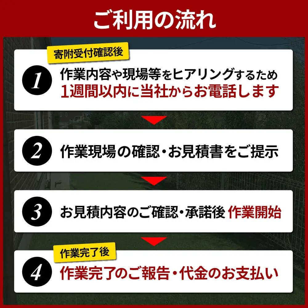 お庭のお手入れサービス（剪定・伐採・除草）25,000円分[AYCY004]