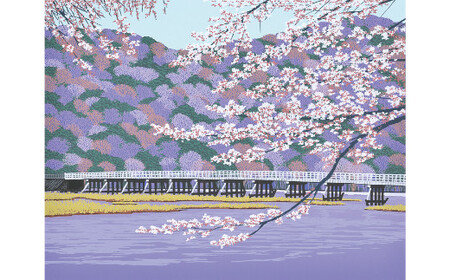 版画 「桜香」 | 版画 セリグラフ