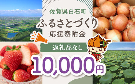 【返礼品なし】佐賀県白石町 ふるさとづくり応援寄附金（10，000円分）[IZY006]