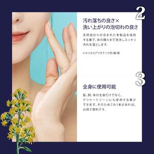 ボディソープ ゴールデンロッド 500ml 33回 | 世界初 植物エキス 保湿 無着色 天然 ギフト 日本製 美容 化粧品 雑草 セイタカアワダチソウ
