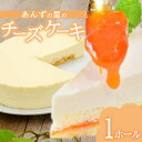 【ふるさと納税】 ちょっと贅沢な「あんずの里のチーズケーキ」1ホール｜千曲市 長野県 信州 特産品 あんず 杏 人気 甘酸っぱい チーズ ケーキ 上品 さっぱり 贅沢 スイーツ デザート 珍しい お祝い ギフト 贈り物 プレゼント パーティー