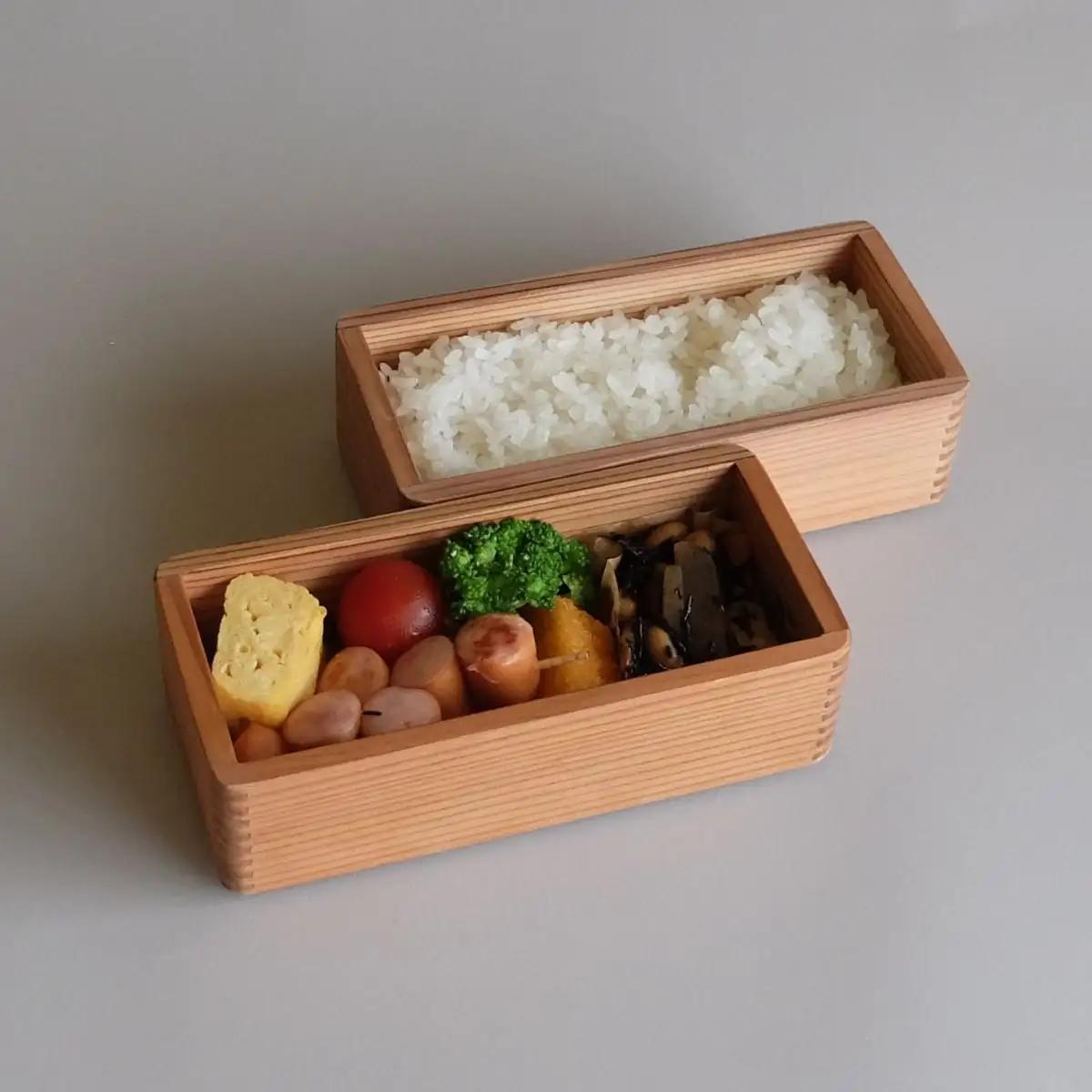山武杉のお弁当箱　杉綾　小２段　640ml　（320ml×2） ／ふるさと納税 山武杉 天然木 お弁当箱 2段 自然 ぬくもり 杉 ギフト プレゼント 千葉県 山武市 SMP010