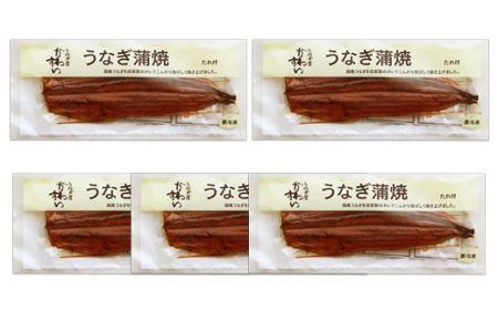 特大サイズ国産うなぎ蒲焼き5本セット（合計850g）(B490-1)