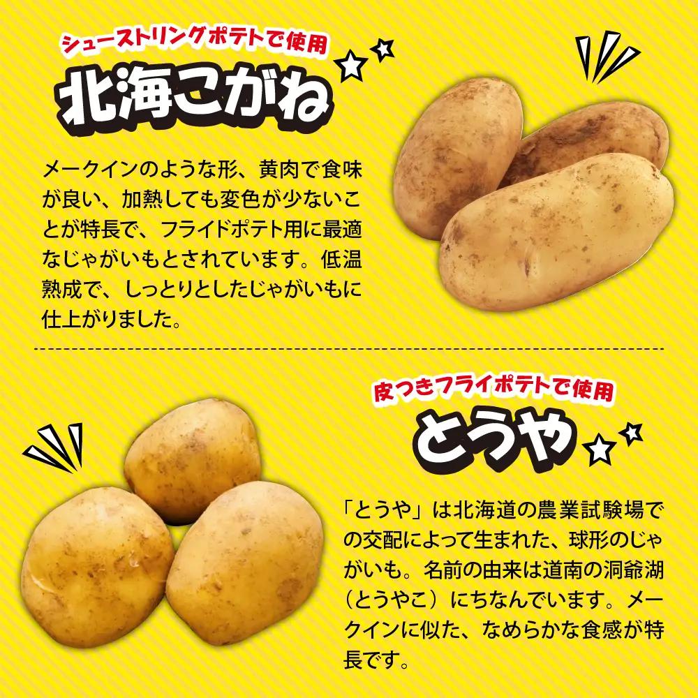シューストリング ポテト 皮付き フライド ポテト 計 5.4kg