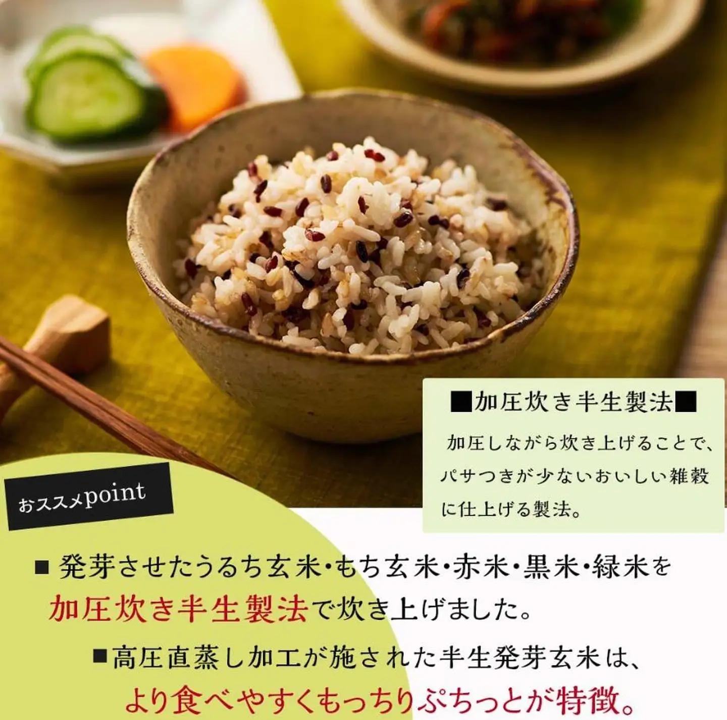 【玄米パック】 発芽玄米 国産100% もっちり 160g 計72個 玄米パック