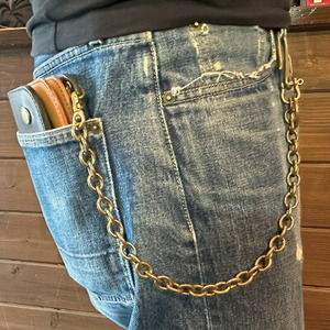 ラフテール【ウォレットチェーン　トラッカーチェーン50cm】ブラス　　_装飾品・工芸品  服飾小物 _【1578931】