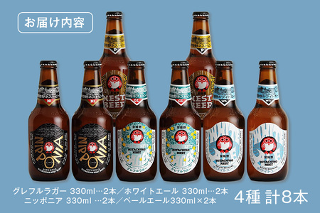常陸野ネストビール夏8本セット 常陸野ネストビール 定番4種飲み比べ 飲み比べ 詰め合わせ 飲み比べセット クラフトビール 地ビール ご当地ビール 御中元 お中元 ギフト 残暑見舞い お誕生日祝い ビ