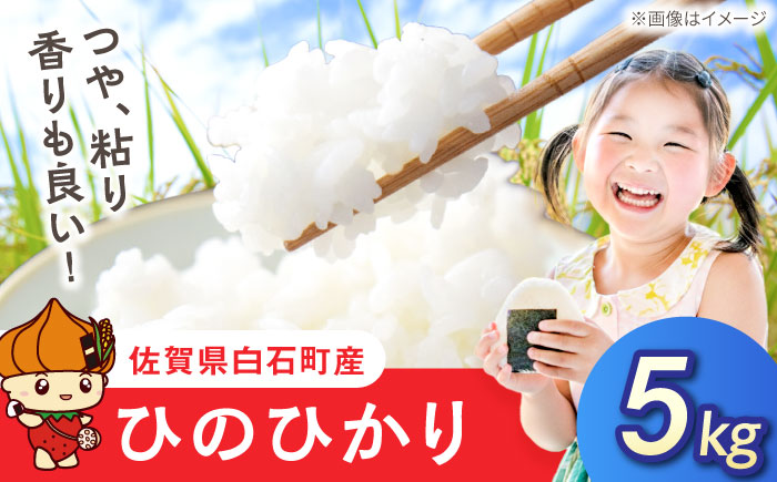 【令和7年産】ひのひかり（白米）5kg 【farmY.style】 米 5kg  精米 佐賀県産 国産米 コメ こめ お米 白米 ブランド米 精白米 おにぎり ひのひかり 九州 佐賀県 白石町 人気 おすすめ 令和8年発送[IDL006]