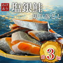 【訳あり】人気の海鮮お礼品 チリ産 定塩 塩銀鮭切り落とし(端材)約3.5kg【配送不可地域：離島】