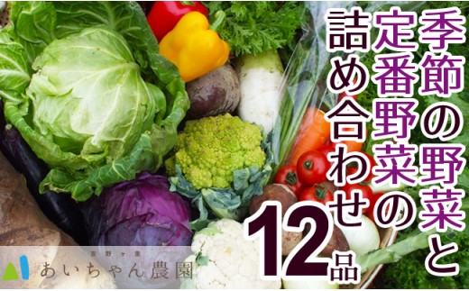 
吉野ヶ里産 季節の野菜と定番野菜の詰合せセット12品
