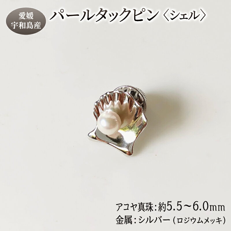 【ふるさと納税】 ＼10営業日以内発送／ パール タックピン シェル 5.5-6.0mm 松本真珠 真珠 無調色 タイピン アクセサリー アコヤ真珠 本真珠 akoya フォーマル カジュアル 慶事 弔事 結婚式 卒業式 入学式 お祝い ギフト 贈り物 特産品 国産 愛媛 宇和島 A012-068002