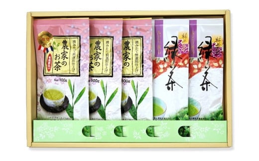 [お中元] 武井製茶工場 袖ケ浦産 特上緑茶、農家のお茶セット｜お中元 お歳暮 のし 熨斗 お茶 緑茶 煎茶 贈答 プレゼント 伝統 高級 深蒸し 武井製茶 房総 千葉 袖ケ浦 [0233chc1]
